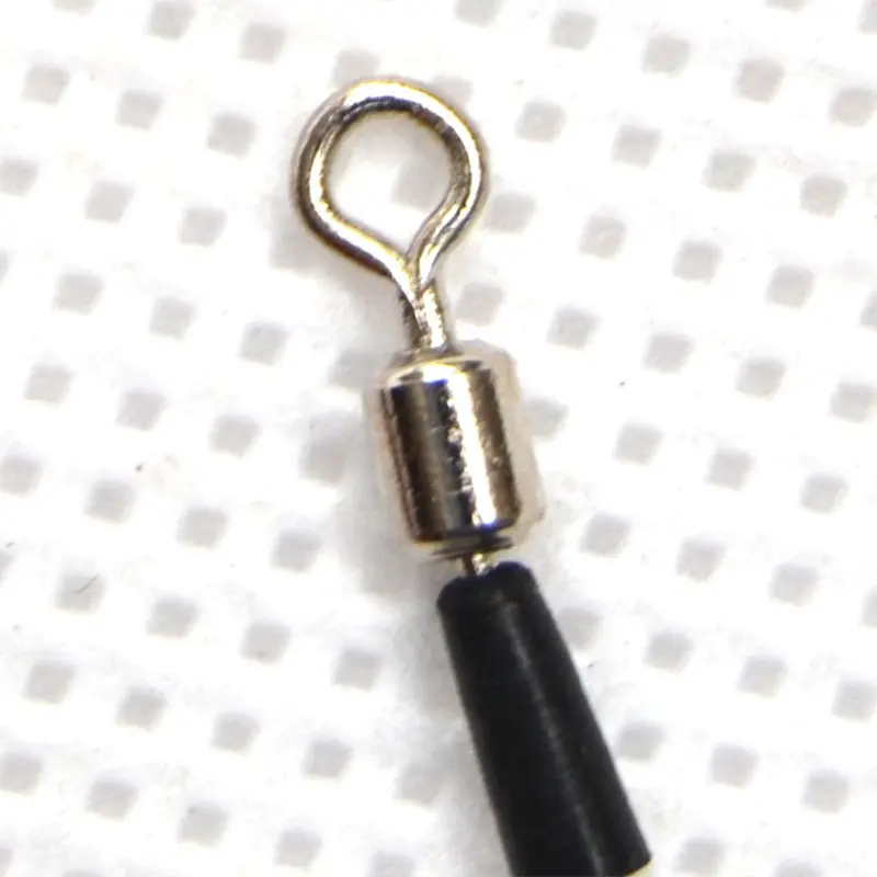 Abrazadera giratoria de 1,2 cm/1cm, gancho y línea de pesca, accesorios para herramientas de pesca, 20 unids/lote - imagen 4