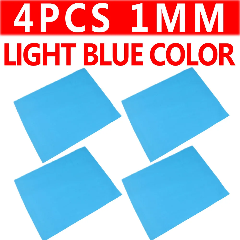 4PCS 1mm Light Blue
