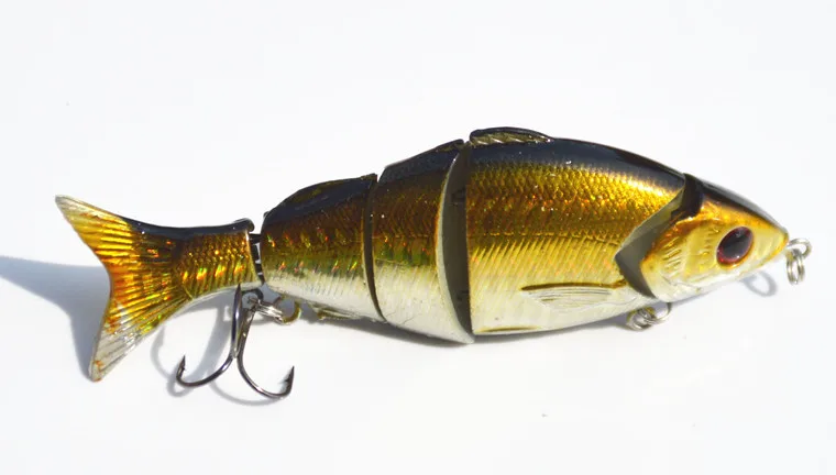Señuelo de pesca Swimbait Minnow 5 segmentos cebo flotante de mar 12cm 21g cebo de articulación dura señuelos 1 pieza venta - imagen 4