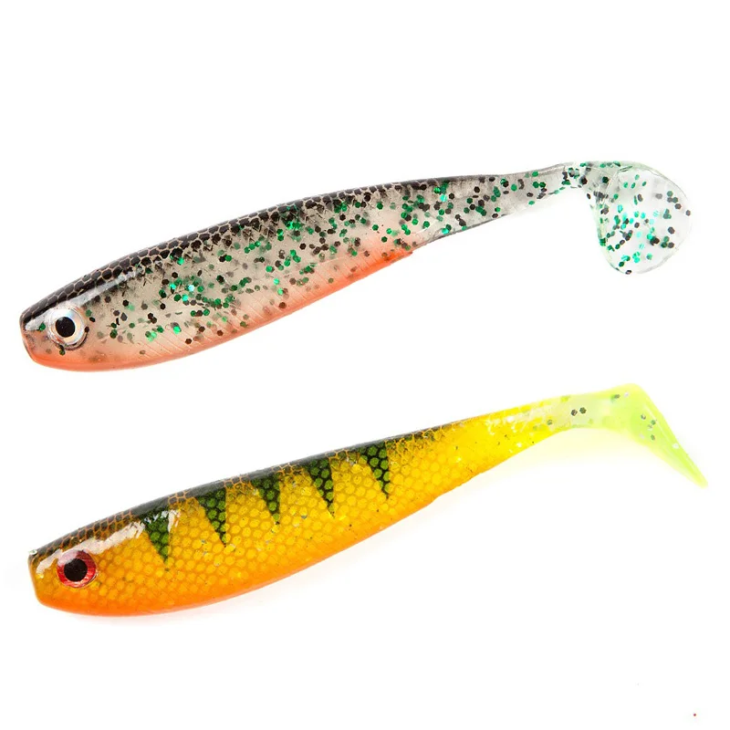 Jig Swimming Shad aparejos de Pesca, cebo Artificial, gusano animado, señuelos blandos de silicona, Wobblers, 11,5 cm, 12g