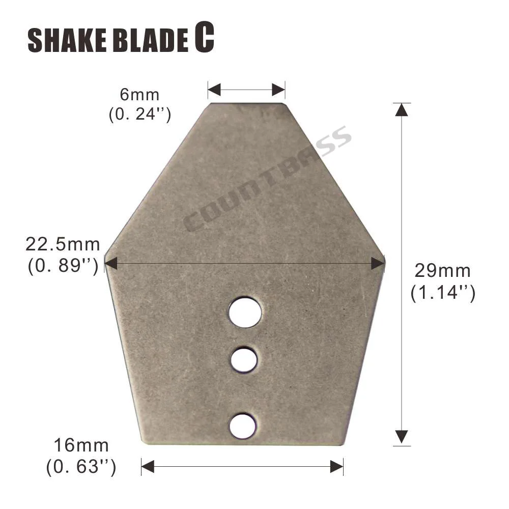 Countbass 50 Uds. Cuchillas de plantilla de natación de acero inoxidable, cuchillas para batidos, hojas de bailarina de plantilla, bricolaje para plantillas - imagen 4