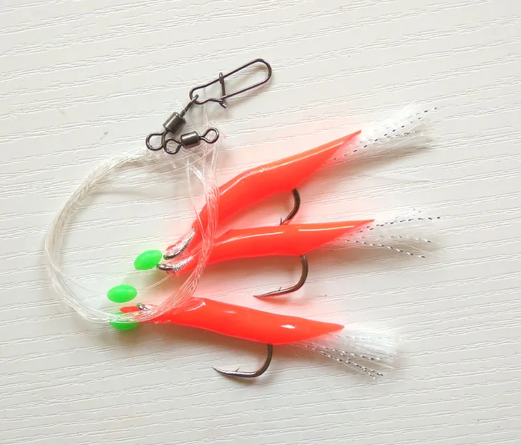 Cebo de pesca de mar Sabiki, aparejos de pesca de mar, giratorios de pesca de mar de agua salada, anzuelo de pesca de mar, 10 piezas, 6 piezas, 6 piezas - imagen 5