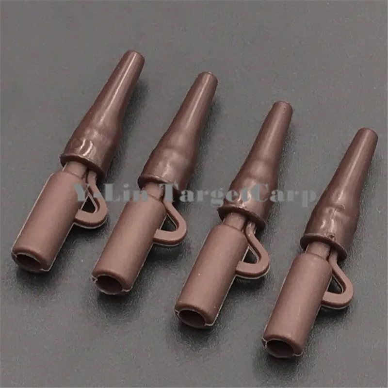 40 unids/lote de aparejos de pesca de carpa, juego de Clips de plomo de seguridad de carpa + tubos de goma de cola, herramienta de aparejos de pesca de carpa - imagen 3