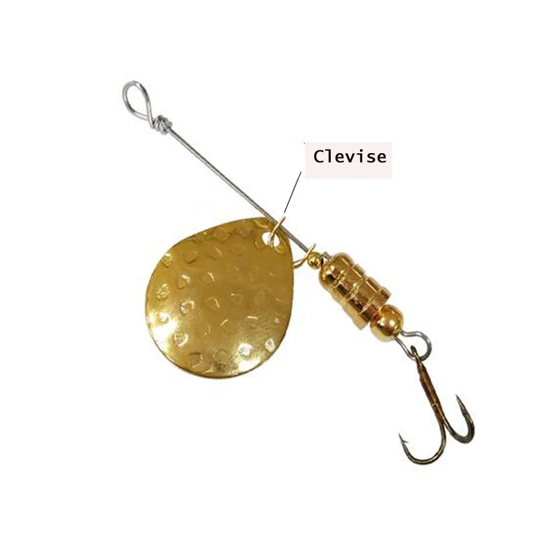 Juego de Herramientas de pesca, 100 unids/lote, pala giratoria, cucharas lisas, accesorios, Kit de bricolaje, aparejos de pesca - imagen 5