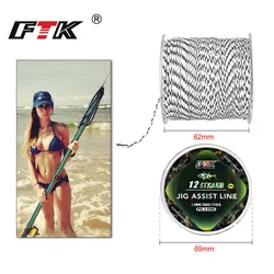 FTK Hilo trenzado PE resistente para pesca en mar