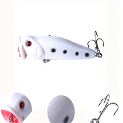 FISHINAPOT Popper Luminoso Señuelo Artificial Hecho a Mano para Pesca