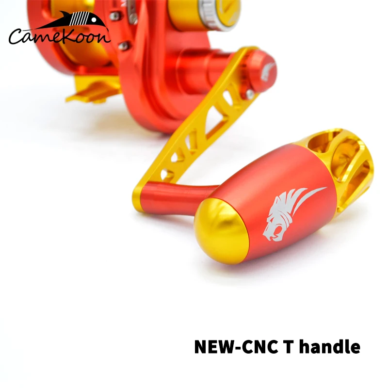 CAMEKOON-carrete de pesca de arrastre, palanca de agua salada convencional, 12KG de arrastre máximo, 9 + 2 rodamientos, relación de engranaje 6,3: 1, pesca de arrastre de barco - imagen 4