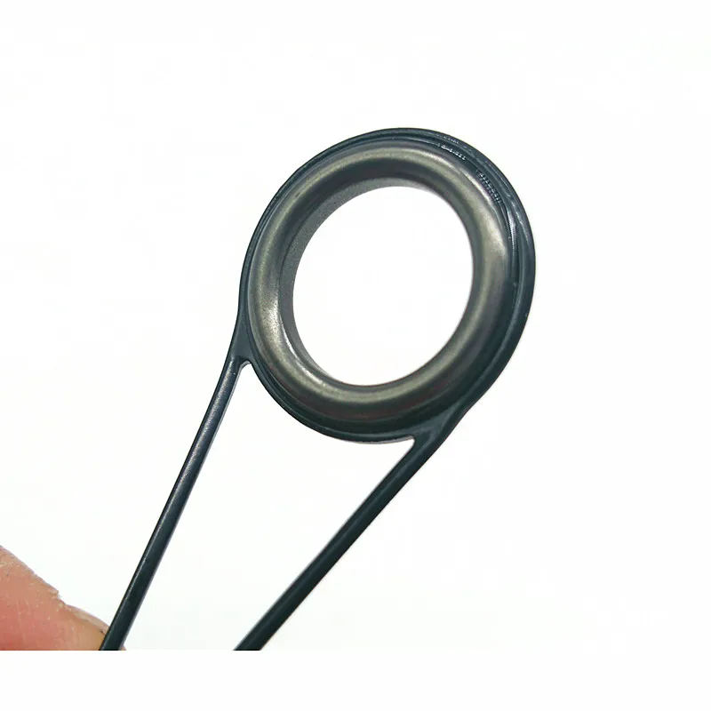 SUNMILE-anillos de guía de pesca en roca de acero inoxidable, anillos de caña de cerámica para reparación de bricolaje, puntas de caña de reparación, accesorios de pesca de carpa - imagen 4