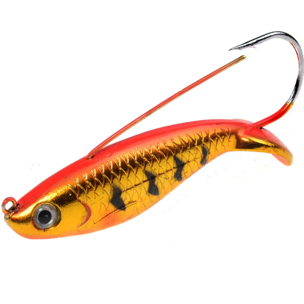 Señuelo de pesca anticésped, cebo duro Artificial Wobbler de un solo gancho, cuerpo láser, carpa, 8,5 cm, 21,2g, 5 colores disponibles, 1 ud. - imagen 5