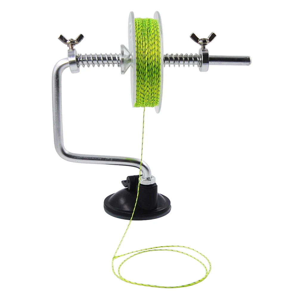 JSM-Enrollador de línea de pesca portátil de aluminio, carrete, carrete, sistema de aparejos, herramienta con ventosa, equipo de pesca de carpa marina - imagen 2