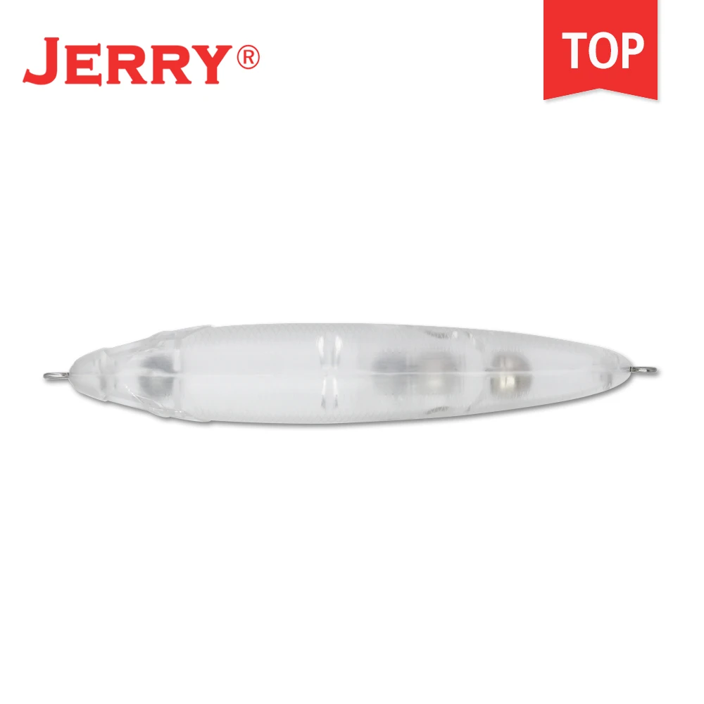 Jerry Cavalier Trolling Stickbait espacios en blanco superficie sub-superficie lápiz señuelo sin pintar gran barco de juego Señuelos de pesca de agua salada - imagen 4