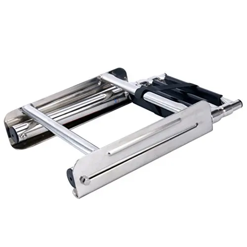Plataforma inferior de acero inoxidable de 4 escalones, montaje deslizante, escalera telescópica de embarque para barco, accesorios marinos - imagen 5