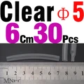 30Pcs Clear 5