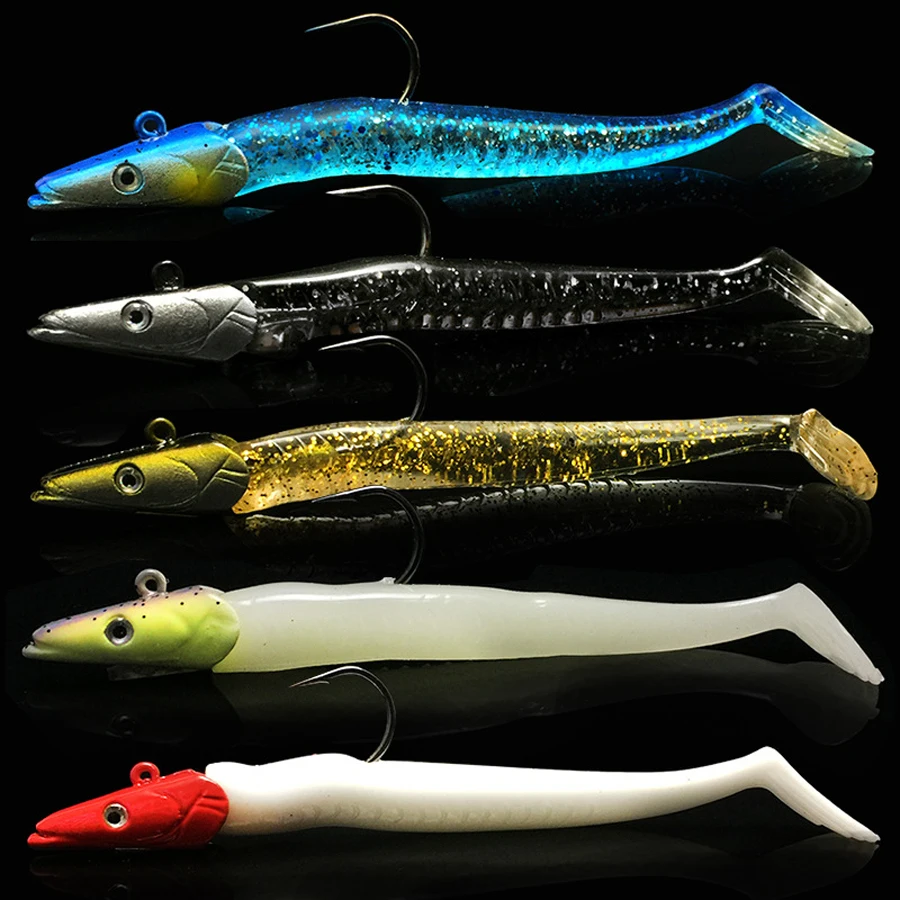 Juego de señuelos luminosos artificiales para pesca, anzuelos de pesca con plantilla de carbono, accesorios de pesca W3, 5 uds. - imagen 3