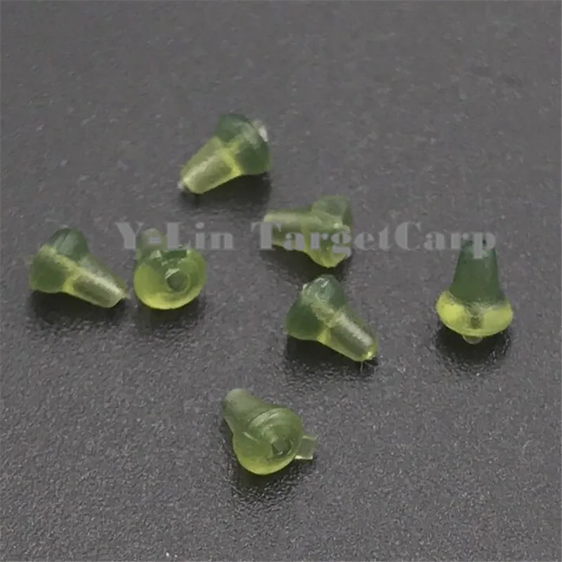 25xbait Screws y 50x Hook Stopper Beads, Terminal de pesca de carpa, soporte de cebo, aparejos para el cabello, gancho giratorio Pop Up - imagen 5