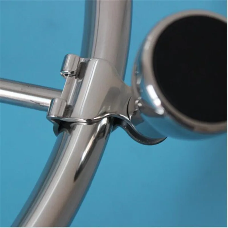 Pomo de volante de acero inoxidable 316 con tapa negra, accesorio para barco marino, yate, Kayak - imagen 5