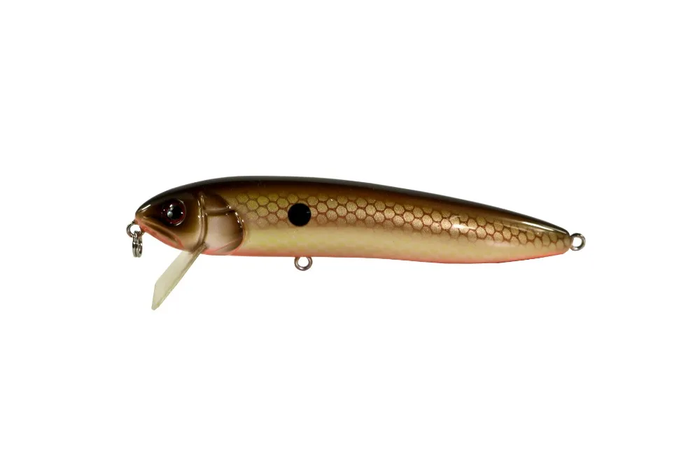 BassLegend pesca agua poco profunda flotante Minnow Jerkbait Bass Pike señuelo 105mm/15g - imagen 4