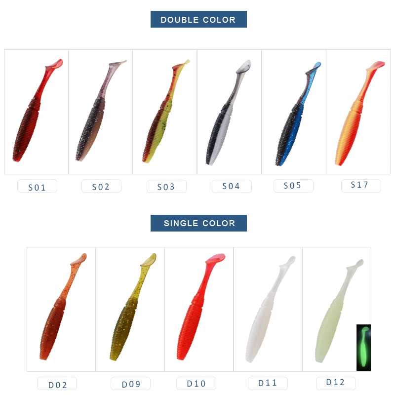 MEREDITH-cebos de pesca Absolut Minnow de 3,15 ", 3,7g, 80mm, 10 Uds., señuelo de cola de paleta, Señuelos de Pesca Wobbler, pesca Artificial, gusano suave - imagen 4