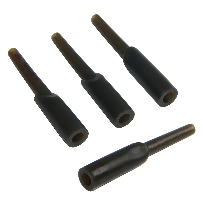 Hyaena-conector de pesca de seguridad, mangas antienredos para línea de conexión, accesorios de aparejos de pesca de goma, 100 Uds. - imagen 4