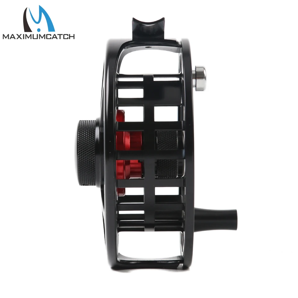Maximumcatch-carrete de pesca con mosca, máquina CNC cortada, carrete de mosca de aluminio, superligero, semiimpermeable, 3-12WT, T6061 - imagen 4