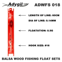 Adygil flotadores balsa alta sensibilidad