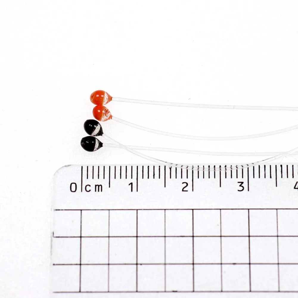 Bimoo 20 piezas-ojos pequeños de camarón y cangrejo, Material para atar moscas de agua salada y Lucio, 3mm - imagen 2