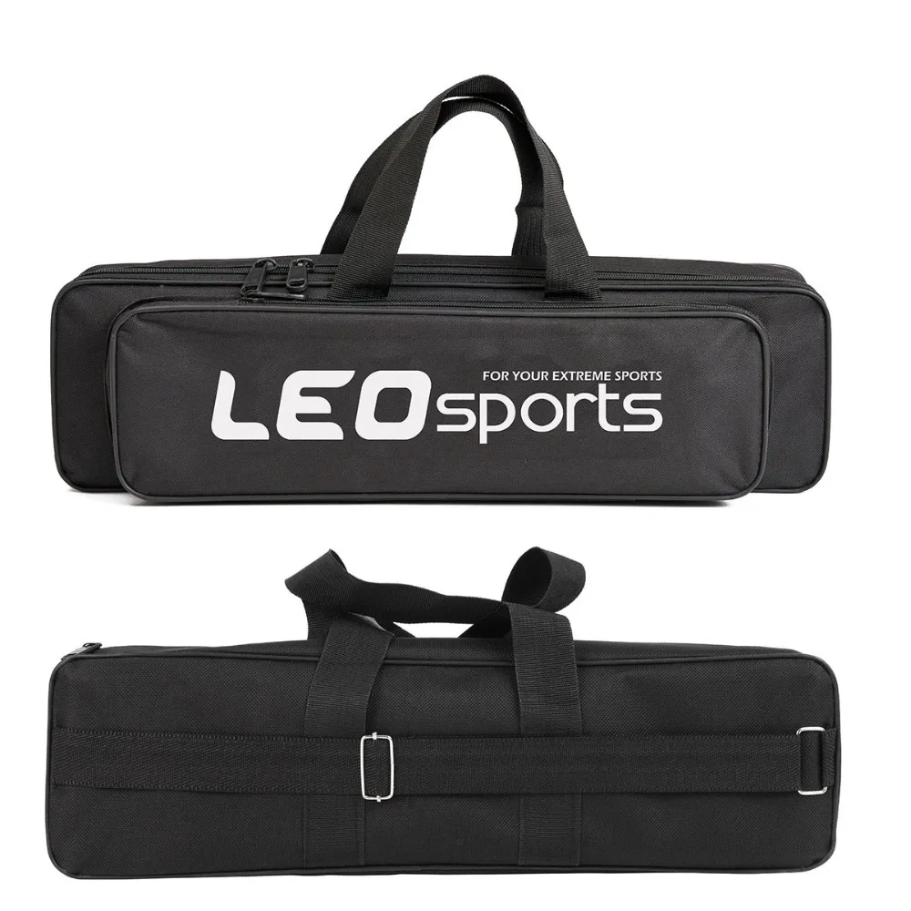 Bolsa de pesca de tela Oxford de doble capa, 50cm, 60cm, 70cm, impermeable, bolsas para caña de pescar en hielo, funda con cremallera lateral, accesorios, equipo L30 - imagen 4
