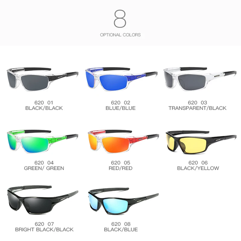 Gafas de sol polarizadas UV400 para hombre, lentes para deportes al aire libre, conducción, Camping, senderismo, pesca, ciclismo - imagen 2