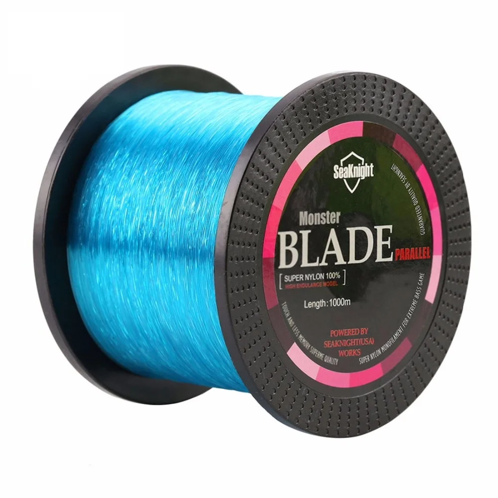 Línea de pesca de nailon Super BLADE de 1000M, línea de nailon Mono 2-35LB, monofilamento de agua salada/dulce, Material japonés, súper línea de pescado - imagen 5