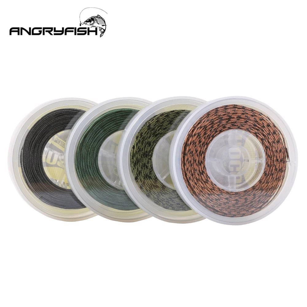 ANGRYFISH-línea de pesca de carpa con núcleo de plomo, 25Lb 35Lb 45Lb 60Lb 20 metros para aparejo de carpa, línea trenzada de hundimiento - imagen 4