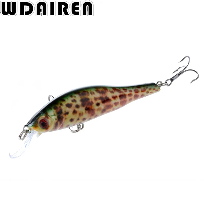 Minnow-Juego de señuelos de Pesca con mosca, cebos duros artificiales, Wobbler, carpa, Crankbait Isca, novedad, 5 unids/set - imagen 4