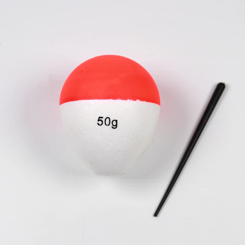 Bimoo-flotador de espuma dura para pesca Vertical, 10 unidades, 0,8g ~ 60g, ovalado, agua salada, Carpa, Trucha, en línea - imagen 2