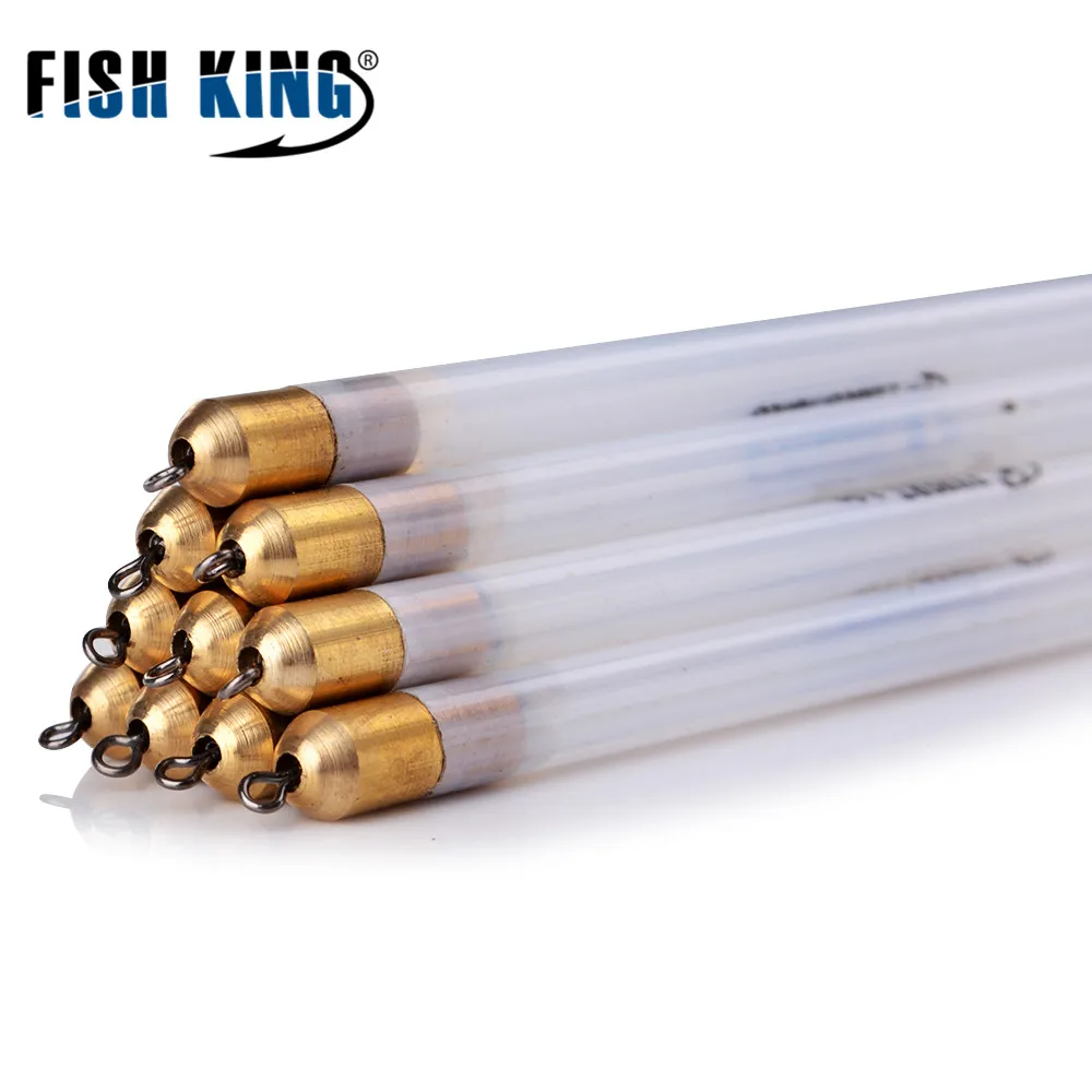 NGB 10 Uds flotador de pesca de plástico duro con transparente 1,5/2,0/2,5/2,6/3,0G tubo de tamaño mixto boya Vertical accesorios de pesca - imagen 4