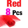 8Pcs Red