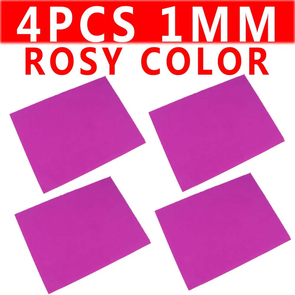 4PCS 1mm Rosy
