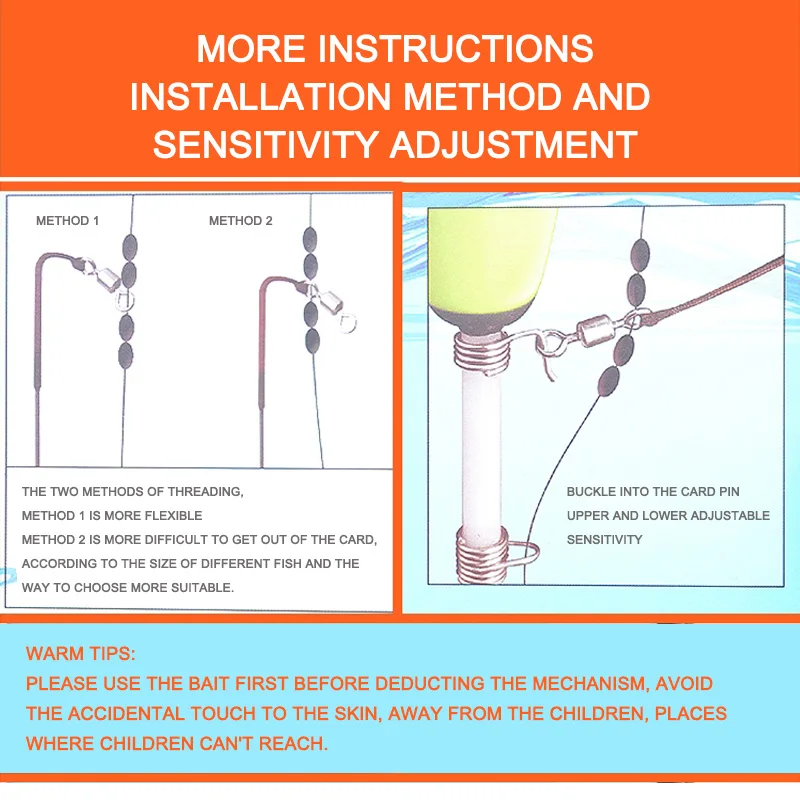 Flotador de pesca de carpa EVA automático, accesorios de pesca de monstruo marino, artefacto de pesca rápida Bobber, conjunto de dispositivo de flotación de pesca - imagen 5