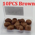 10PCS-Brown