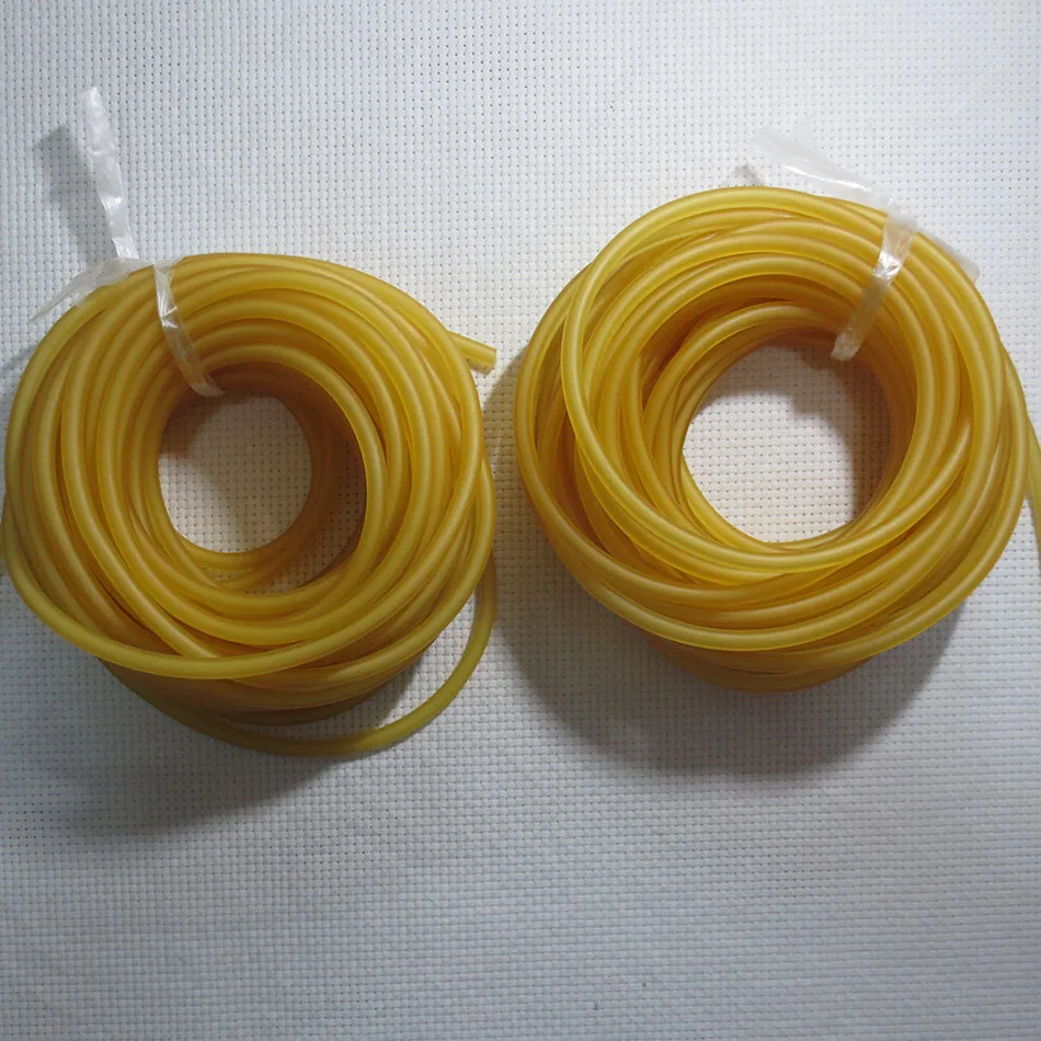 Tirachinas de látex Natural para caza, tubo de goma con lazo, banda de goma, catapulta, parte elástica, herramienta de equipo de Fitness, 10m - imagen 2