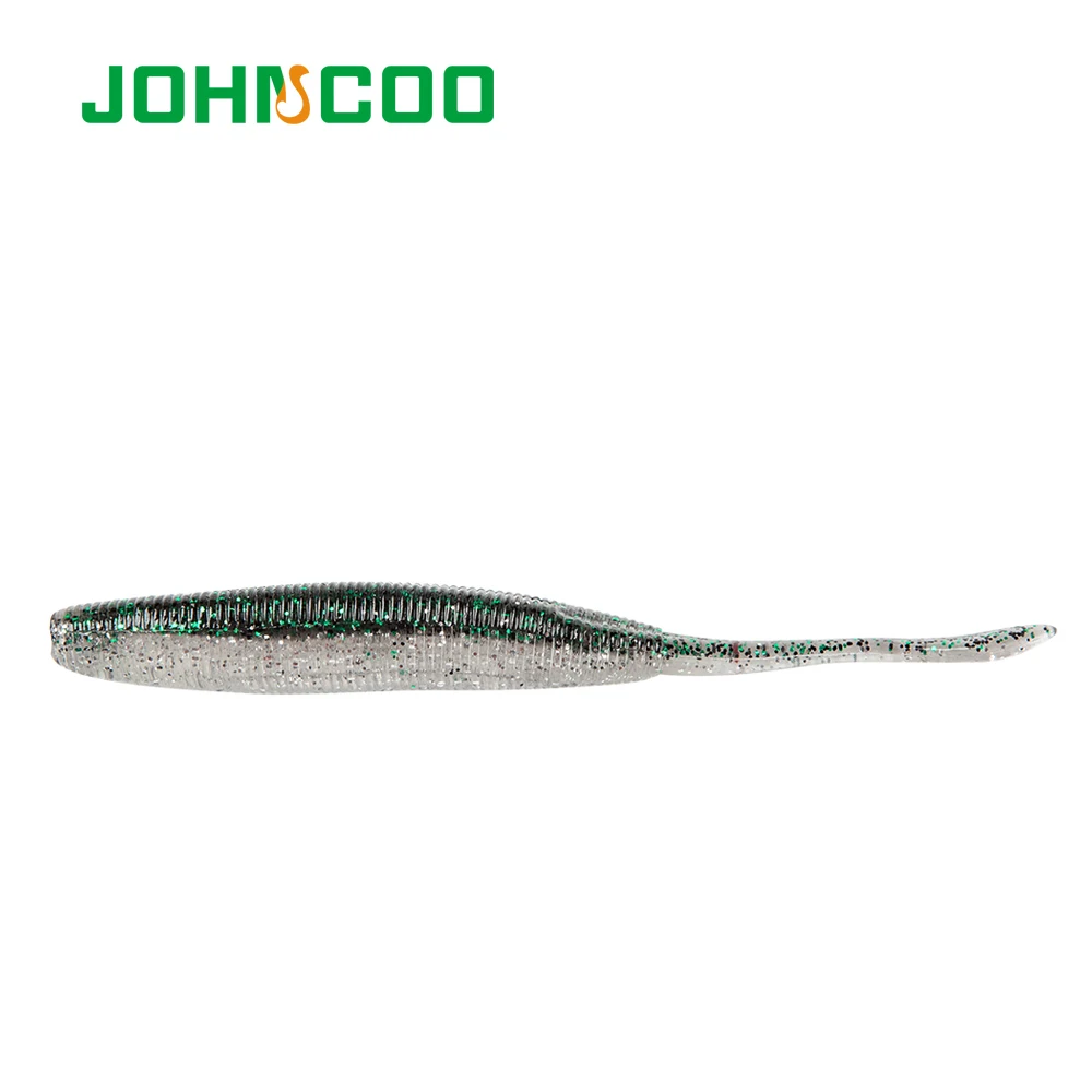 JOHNCOO-Cebo de silicona Swimbait para pesca de lubina, señuelo Artificial suave de 115mm y 7g, aparejos de pesca, 6 unidades por lote - imagen 3