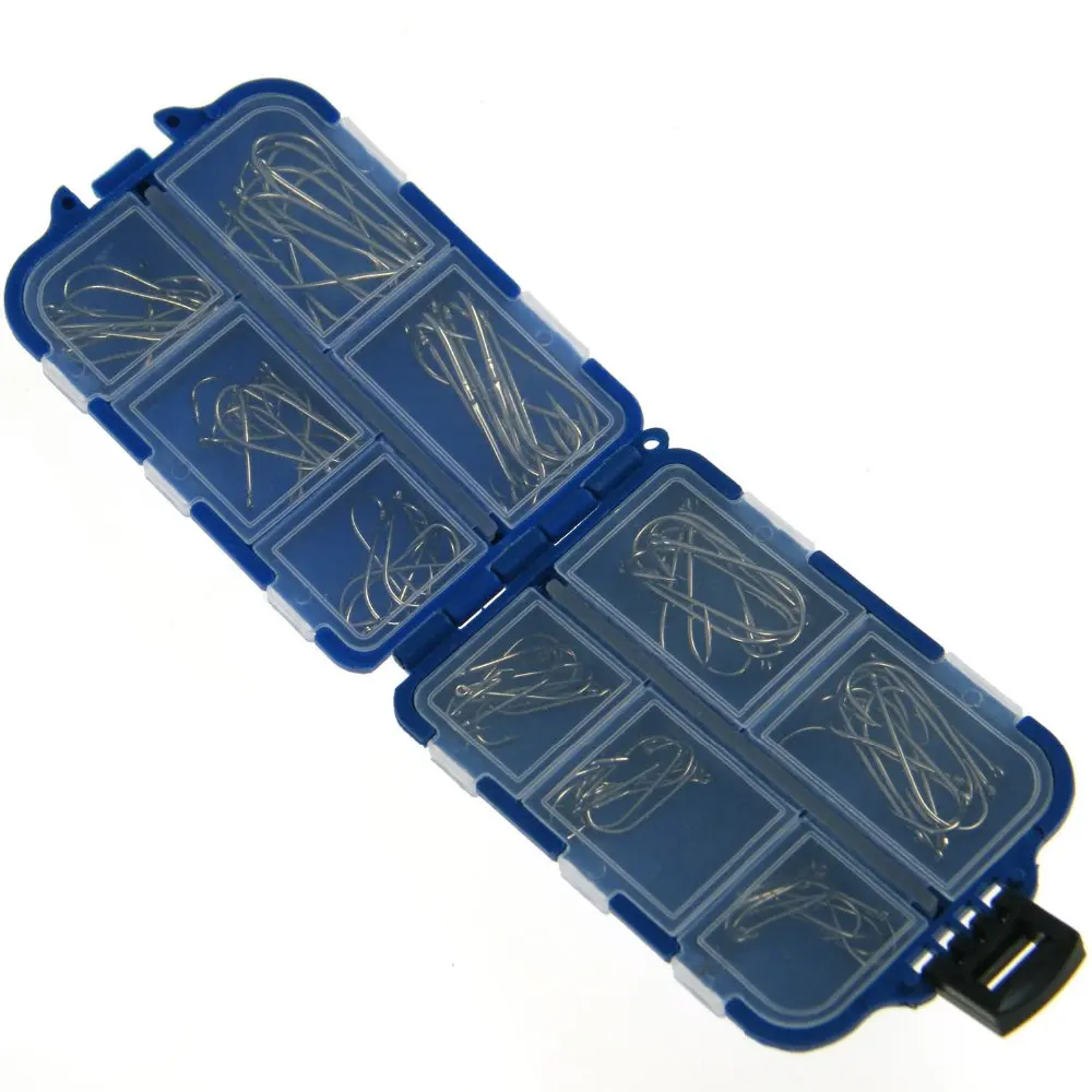 Juego de anzuelos de pesca Baitholder, anzuelo de púas de acero al carbono para señuelo suave, anzuelos de agua dulce y salada para pesca de carpa, 100 Uds. - imagen 3