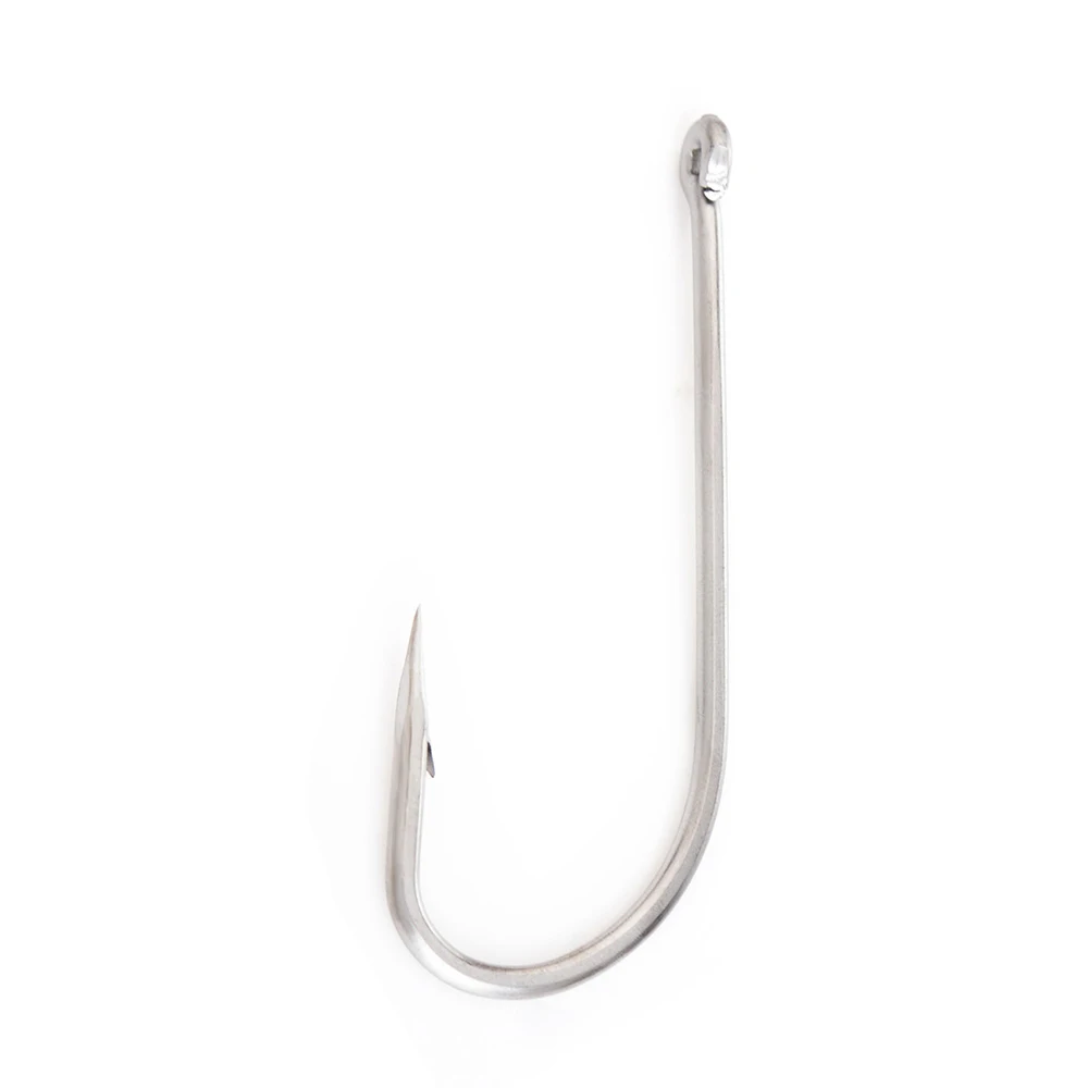 25-50 Uds. Anzuelos de pesca de acero rico en carbono con anillo 401SS O'SHAUCHNESSY anzuelo con púas 6/0 # -1/0 #   1 # -8 #   Accesorios - imagen 5