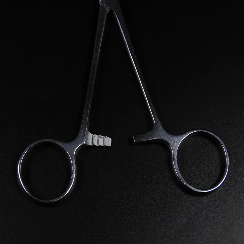 Bimoo-Alicates de desenganche de acero inoxidable, 16cm, pinza de punta de manivela, herramienta de Terminal de pesca - imagen 5