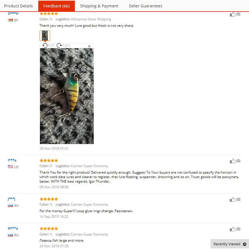 Señuelo de Pesca flotante, cebo duro Artificial, Crankbait, aparejos de Pesca japoneses, 5,5 cm, 6,5g, 1 PR-277 - imagen 2