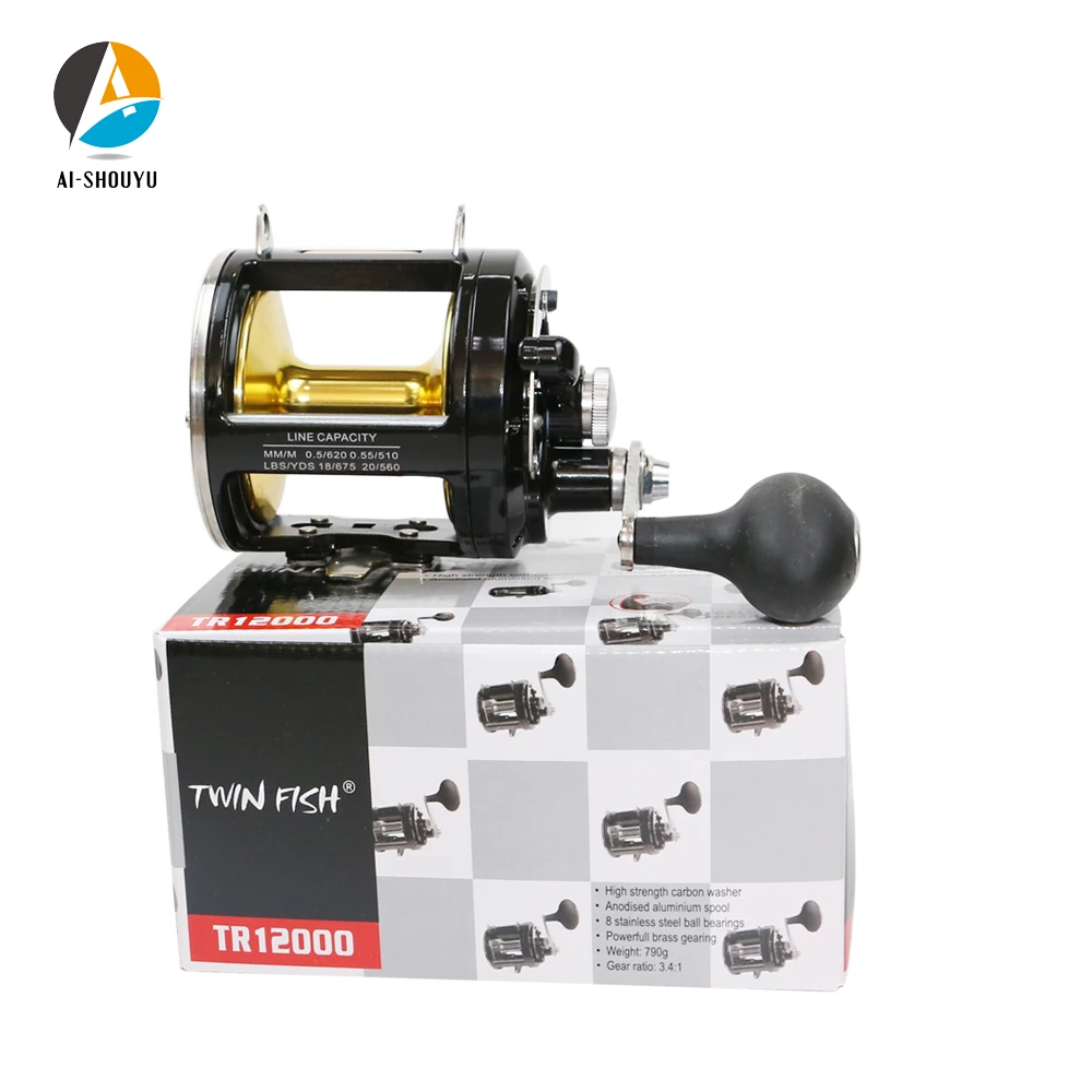 Carrete Baitcasting TR12000 – 8 rodamientos para barco y agua salada - imagen 5
