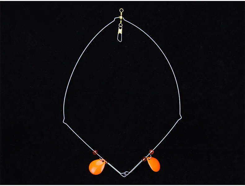 Accesorios de aparejos de pesca en el océano, alambre de bucle, aparejo de señuelo para viajero, soporte de equilibrio de ataque de grupo, gancho de cuchara de rotación de 360 grados dividido - imagen 5