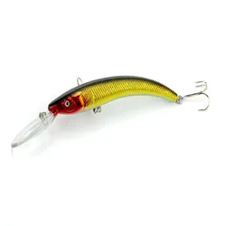 FISHINAPOT Señuelo wobbler duro con doble anzuelo para carpa y lubina