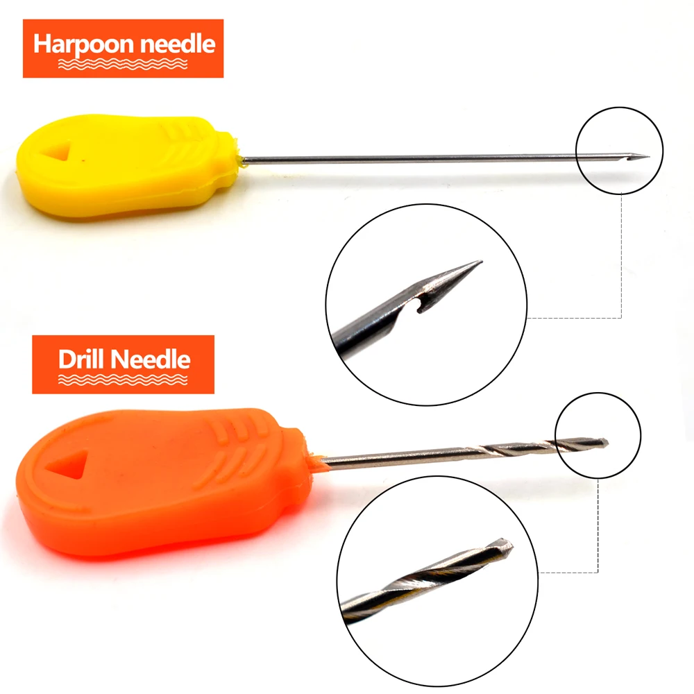MNFT-Kit de herramientas para aparejos de pesca, Combo de cebo, aguja, tijera de pesca, aparejo de carga, extractor de taladro, extractor de nudos con mango en T - imagen 3