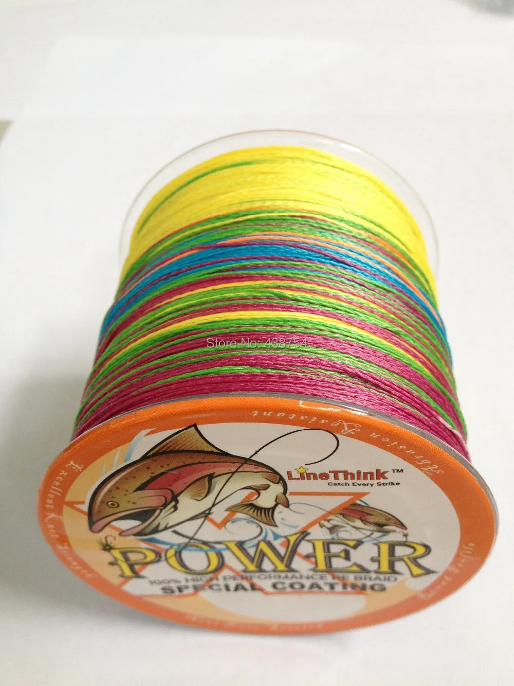 Sedal de pesca trenzado, hilo de pesca de 4 hebras, 500m, multifilamento japonés, 10lb-100 LB - imagen 5