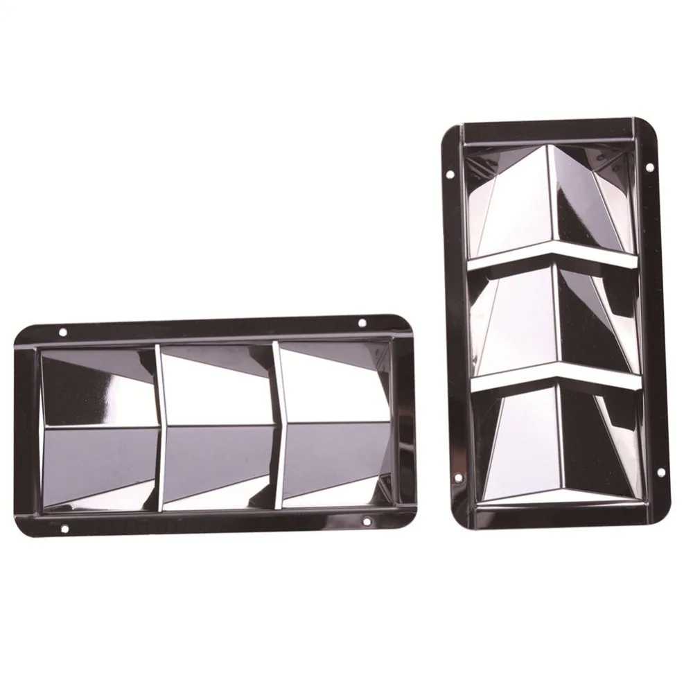 Rejilla de ventilación para barco de acero inoxidable, ventilación marina de 3 ranuras, 8-1/4 "x 4-3/8", 2 uds. - imagen 2