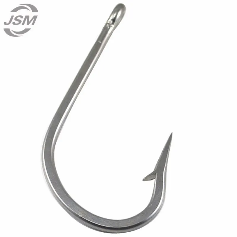 JSM 7731 anzuelos de pesca de tiburón súper grandes de acero inoxidable, juego grande, cebo para atún, anzuelo de pesca Extra grande, tamaño 20/0 - imagen 4